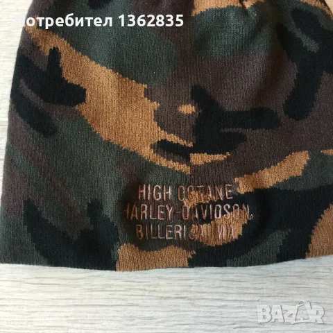 НОВА унисекс камуфлажна зимна шапка HARLEY DAVIDSON от САЩ, снимка 7 - Шапки - 53455126