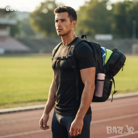 Спортна раница 35L с отделения за топка и обувки – за футбол, баскетбол и тренировки, снимка 4 - Раници - 55486484