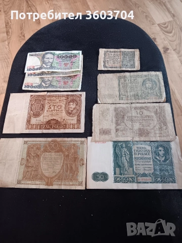 стари банкноти Полша, снимка 5 - Нумизматика и бонистика - 53984066