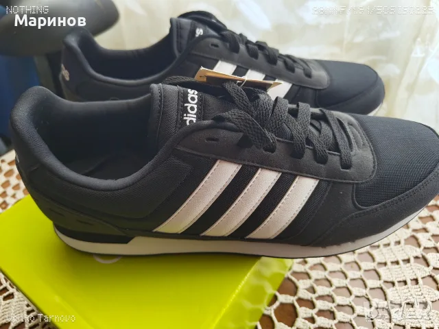Чисто нови мъжки маратонки Adidas Neo City Racer (Нови с кутия и етикети) - Размери 44 2/3, снимка 4 - Маратонки - 55414383