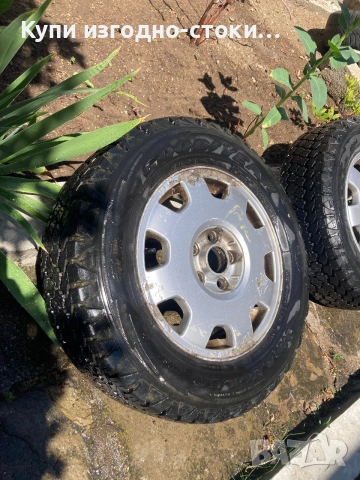 Гуми Офроуд Goodyear 205/70/15 с джанти Ауди 5х112, снимка 5 - Гуми и джанти - 55231714