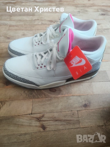 Размер US 18 - Jordan 3 Retro Mid White Cement Reimagined, снимка 2 - Кецове - 54510092