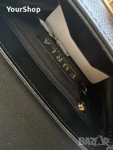 Дамска чанта Furla 1927 в черен цвят, снимка 5 - Чанти - 54061332