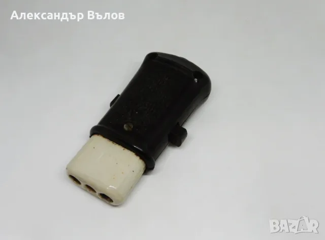 Стар Щепсел Щекер Бакелит Керамика, снимка 9 - Други ценни предмети - 55395373