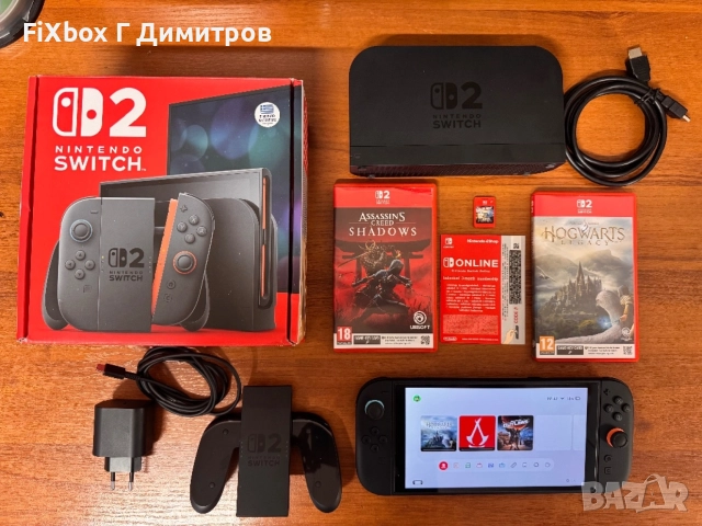 Nintendo switch 2 с 3 игри и 3м онлайн 