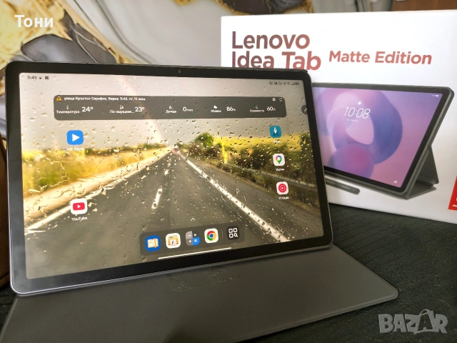 Lenovo Idea Tab Matte Edition  5G (11") 8/128 + Оригинална писалка  и комплект чехли. Гаранция, снимка 2 - Таблети - 54880993