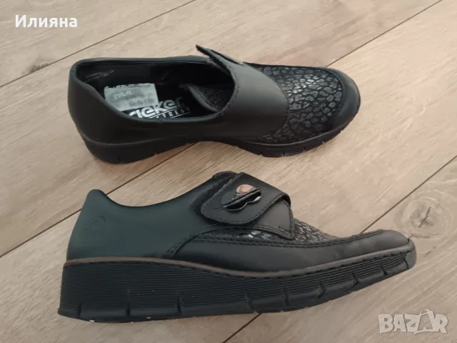 Rieker 38 номер, естествена кожа, снимка 2 - Дамски ежедневни обувки - 55618247
