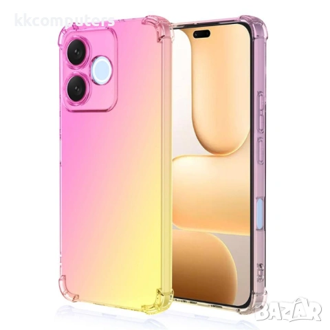 Калъф за Honor 600 Lite 5G с градиентен дизайн и подсилени ъгли – 5 цвята