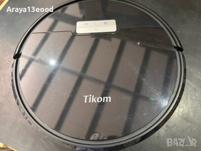 Прахосмукачка робот Tikom G8000 Pro с функция за миене, 4500Pa, 150 минути работа, Wi-Fi