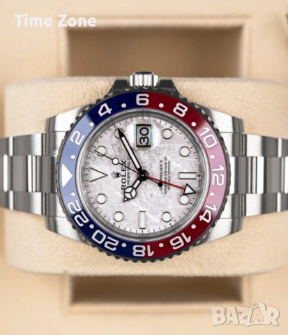 Rolex GMT-Master II 40mm "Pepsi" White Gold Meteorite Dial Ceramic Automatic Различни Варианти, снимка 4 - Мъжки - 54060782