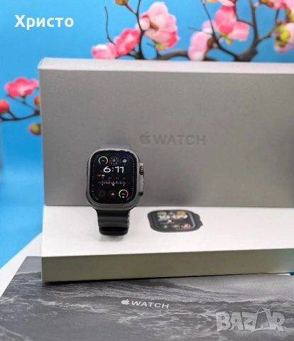 Смарт часовник Apple Watch Ultra 2, GPS, Cellular, Black Titanium Case 49 мм, Black Ocean Band , снимка 2 - Смарт часовници - 54921066