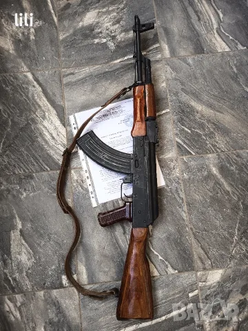 деактивиран АК47 с документ от КОС ...автомат Кавашников , снимка 2 - Бойно оръжие - 55627831