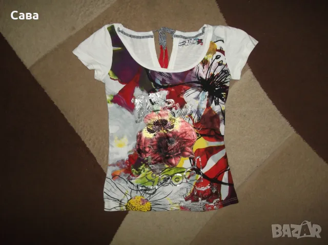 Тениски DESIGUAL  дамски,М-Л-ХЛ, снимка 10 - Тениски - 41728467