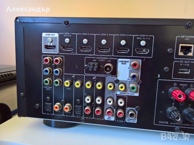5.1 Receiver YAMAHA RX-V475, HDMI ARC, 4K Pass-Through, снимка 4 - Ресийвъри, усилватели, смесителни пултове - 55162525