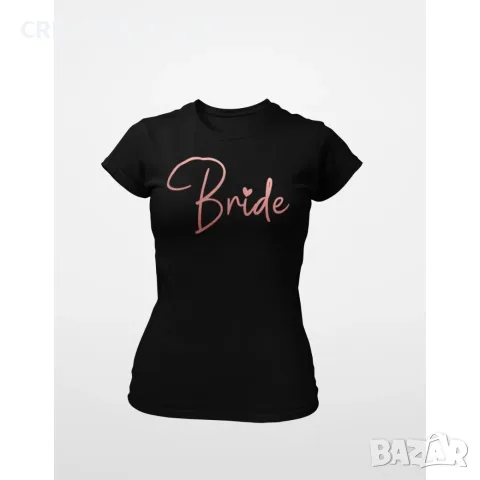 Дамска тениска с щампа - Bride, снимка 4 - Тениски - 55596088