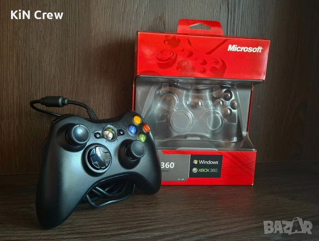 Microsoft Xbox 360 Controller - Wired / Оригинален жичен контролер, снимка 3 - Аксесоари - 54396826