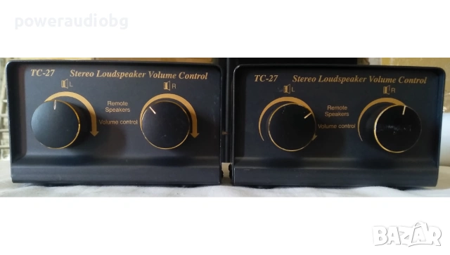 СТЕРЕО КОНТРОЛ НА СИЛАТА НА ГОВОРИТЕЛИТЕ TC-27 stereo loudspeaker volume control - 2бр.