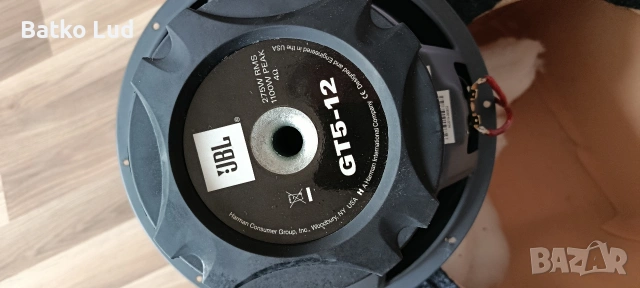 Jbl GT5-12 бас каса , снимка 8 - Тонколони - 55252009
