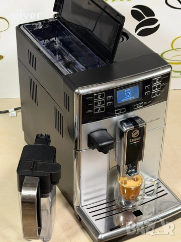 Кафемашина кафе автомат Saeco PicoBarista с гаранция, снимка 3 - Кафемашини - 54842658