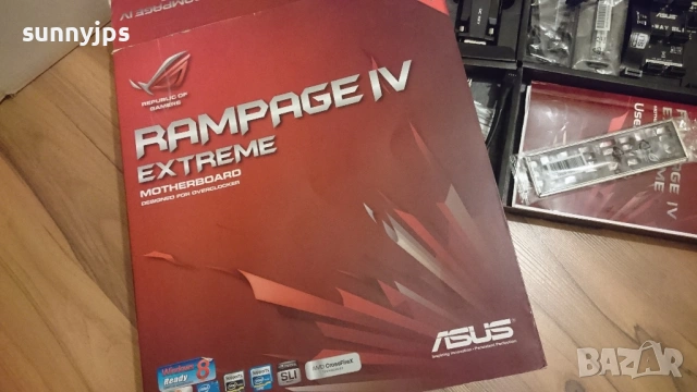 ASUS RAMPAGE IV Extreme LGA2011 + Intel Core i7-4960X Extreme Edition + 32GB DDR3, снимка 8 - Дънни платки - 54357949