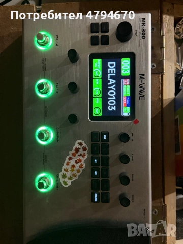 M-VAVE MK300 Китарен мулти-ефект процесор, снимка 2 - Други - 54963650