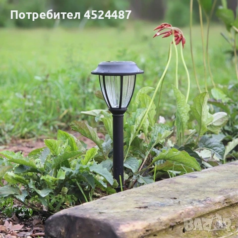Комплект соларни градински лампи 10 броя – LED външни фенери IP44, снимка 6 - Градински мебели, декорация  - 54693321