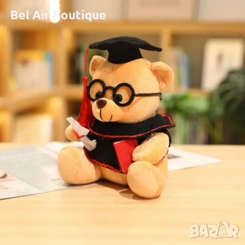 Плюшено мече, подарък за дипломиране, подарък за абитуриент