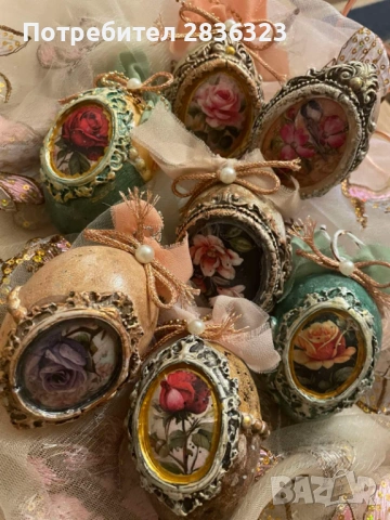 Великденски ръчно изработени яйца, снимка 8 - Декорация за дома - 54117747