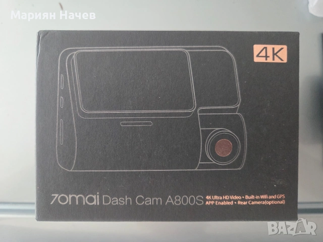 70mai Dash Cam 4K A810S предна камера