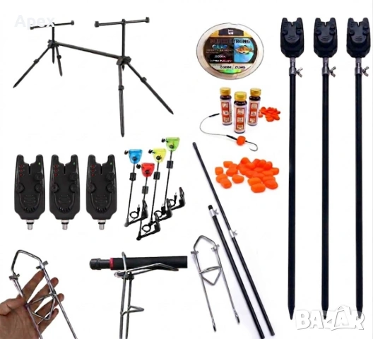 Шаранджийска Стойка Rod Pod за Фидер и Дъно.Статив за Въдиц.Компактна Стойка,Колче.Аксесоари Риболов, снимка 18 - Екипировка - 54006554