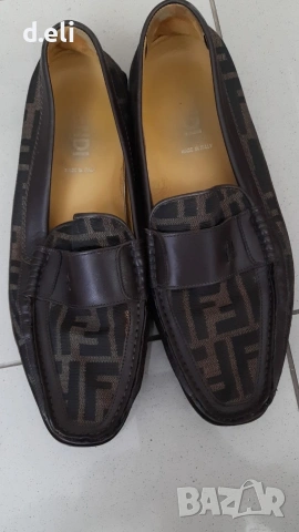 FENDI Original Size 43 Кожа и текстил