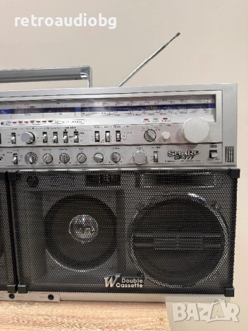 🔈Ретро радиокасетофон SHARP GF 777 Boombox🔈, снимка 2 - Радиокасетофони, транзистори - 54638205