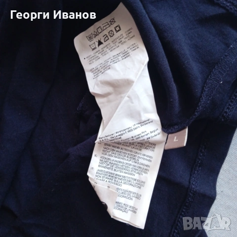 %SPRING SALE! КАТО НОВА NAPAPIJRI Size L Navy Blue Long Sleeve Top оригинална блуза фланела горница, снимка 5 - Блузи - 54463092