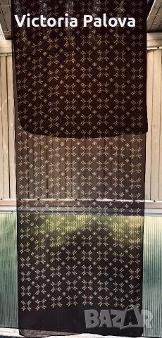 Луксозен винтидж шал в стил Max Mara - 175 x 65 см, снимка 3 - Шалове - 55069888