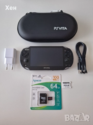 Sony PS Vita Playstation Vita - качени много игри - хакната + SIM card slot