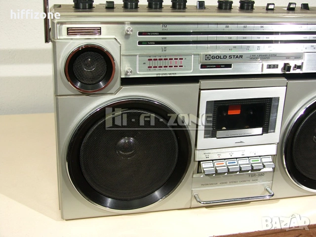 Радиокасетофон Gold star tsr-580, снимка 3 - Радиокасетофони, транзистори - 54898884