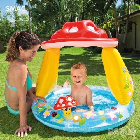 Детски басейн с чадър Ø102x88 см - Intex_1137923