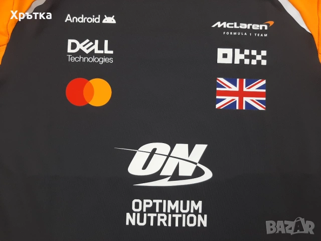 McLaren Formula 1 Team Lando Norris - Оригинална мъжка тениска р-р L, снимка 9 - Тениски - 54167305
