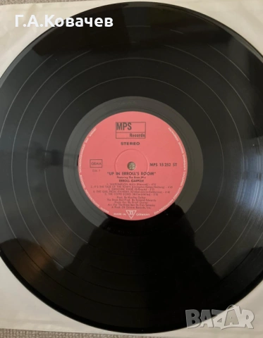 Грамофонна плоча ERROLL GARNER up in Erroll's room 1968, снимка 7 - Грамофонни плочи - 54096947
