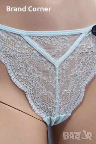 Комплект дамско бельо Hunkemöller в светлосин цвят – сутиен 85D и прашки L, снимка 8 - Бельо - 54516689