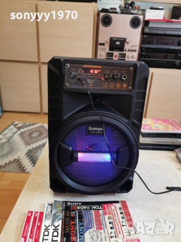 ТОНКОЛОНА С МИКРОФОН И ДИСТАНЦИОННО 0404261903, снимка 15 - Bluetooth тонколони - 54091897