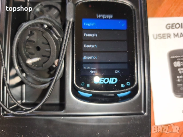 Чисто нов GPS Велокомпютър с Навигация GEOID CC600 (Цветен екран, WiFi, Bluetooth, ANT+)  , снимка 9 - Аксесоари за велосипеди - 55127657