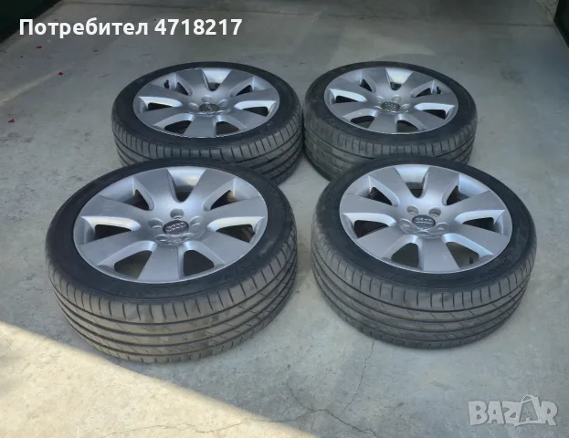 Оригинални джанти Audi A6 C6 4F 18 с летни гуми, снимка 15 - Гуми и джанти - 55587849
