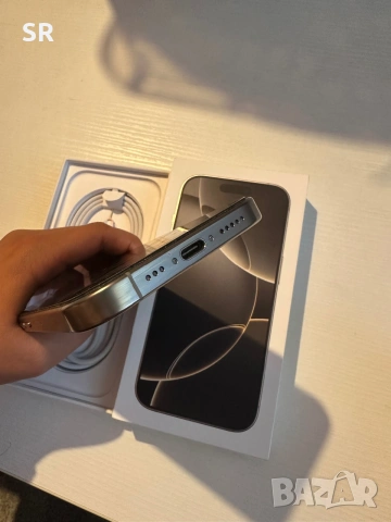 iPhone 16 Pro 256GB Natural Titanium – Като нов, снимка 8 - Apple iPhone - 55235288