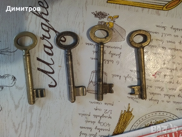 Бронзови ключета, снимка 7 - Други ценни предмети - 47760075