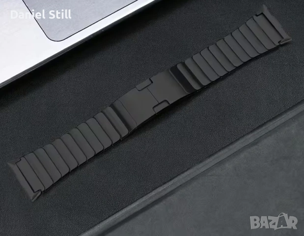 Черна Титаниева Нераждаема Каишка за Redmi Watch 5 4/Xiaomi Band 9 Pro/Mi Band 8 Pro Mi 9