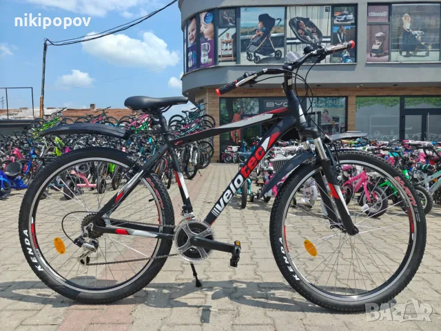 PA Алуминиев велосипед 27.5" PRO черен/червен, снимка 12 - Велосипеди - 55553505