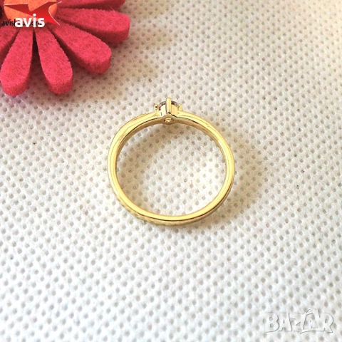 Пръстен с 14К златно покритие 224898