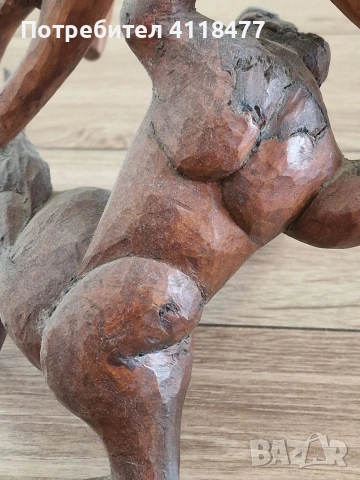 Скулптура статуетка от корени, снимка 3 - Статуетки - 54316811
