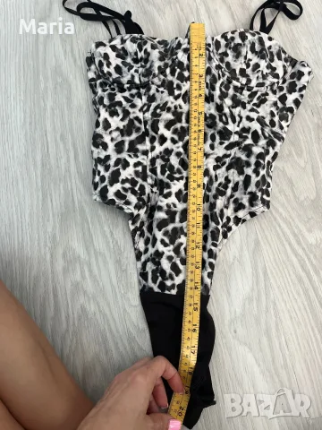 PrettyLittleThing дамско боди с животински принт – EUR 38 / UK 10, снимка 6 - Корсети, бюстиета, топове - 55525580